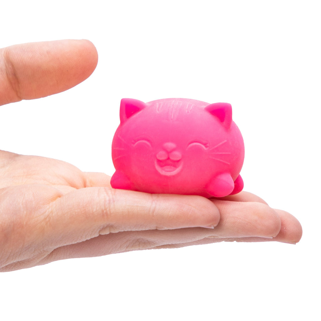 Teenie NeeDoh Cool Cats - Pink in Palm